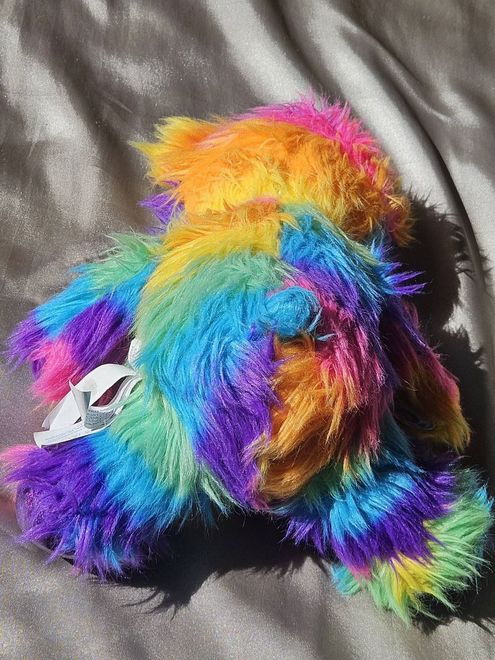 Build-A-Bear  Fluffy Rainbow Panda 10inch Plush *RARE EDITION*